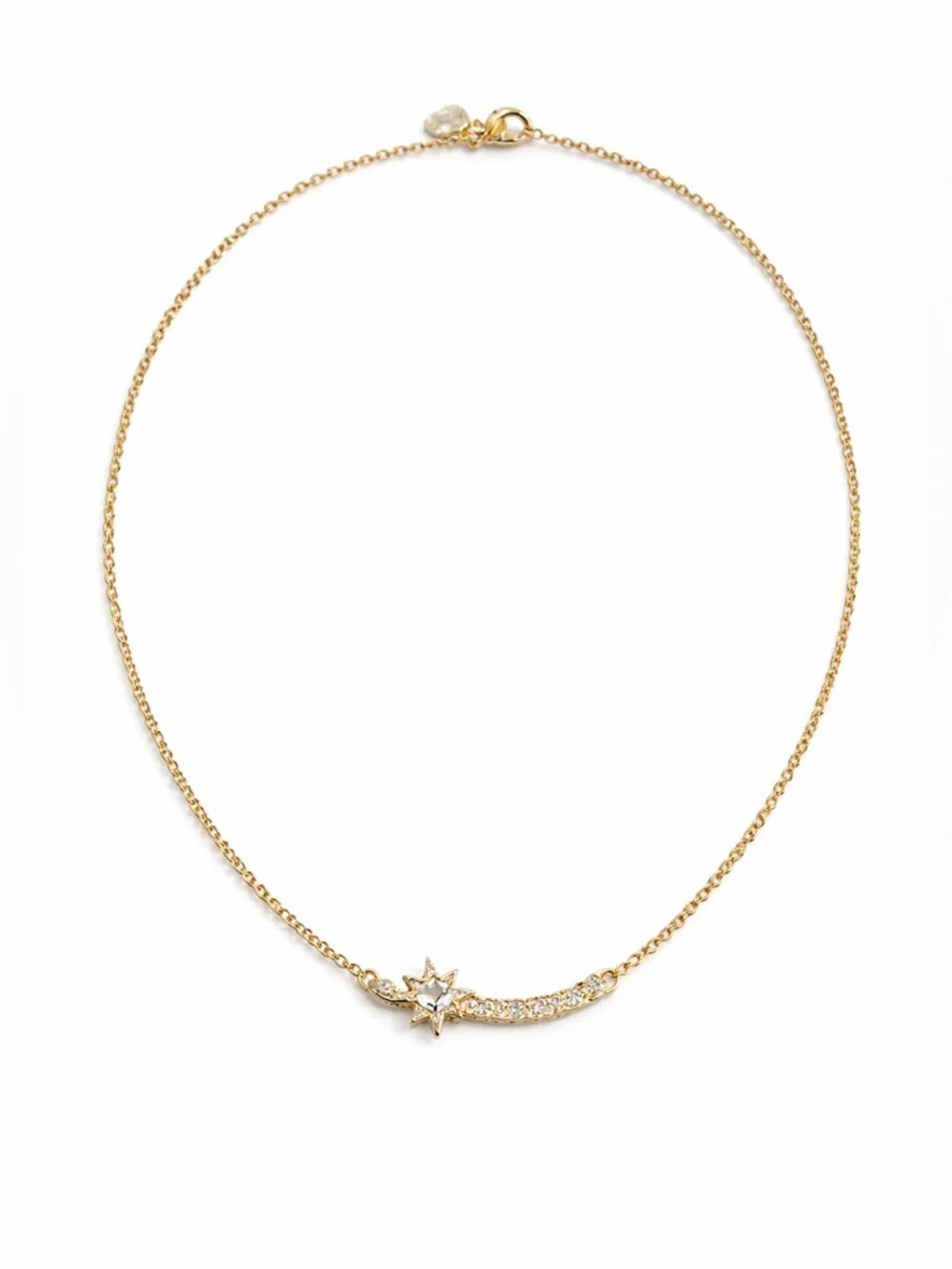 Banana Republic Gold Tone‎ Starburst Necklace 18